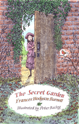 The Secret Garden: Illustrated by Peter Bailey (Alma Junior Classics) book cover by Frances Hodgson Burnett