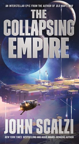 The Collapsing Empire book cover by John Scalzi