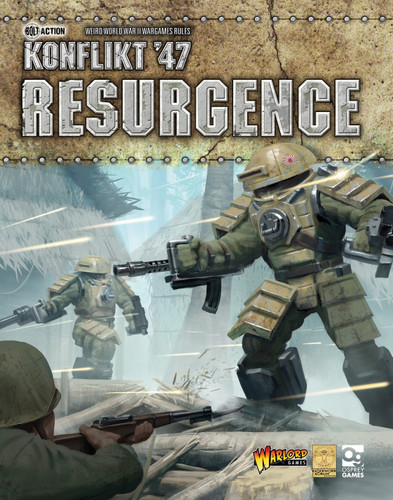 Konflikt ’47: Resurgence (Bolt Action #20) book cover by Warlord Games, Clockwork Goblin