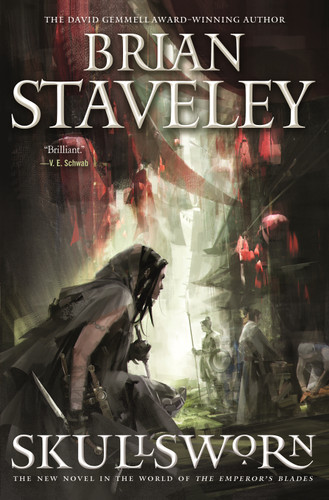 Skullsworn: A Novel in the World of The Emperor's Blades (Chronicle of the Unhewn Throne) book cover by Brian Staveley