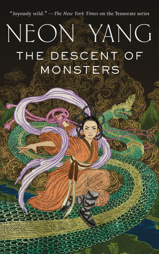 The Descent of Monsters book cover by Neon Yang