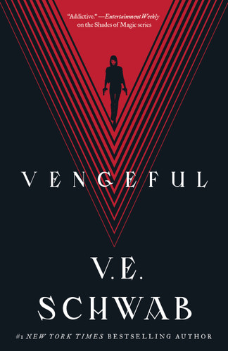 Vengeful (Villains #2) book cover by V. E. Schwab