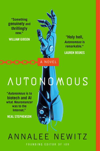 Autonomous: A Novel book cover by Annalee Newitz