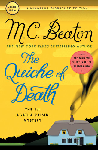 The Quiche of Death: The First Agatha Raisin Mystery (Agatha Raisin Mysteries #1) book cover by M. C. Beaton