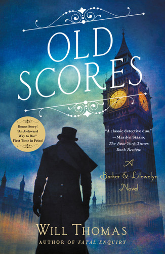 Old Scores: A Barker & Llewelyn Novel book cover by Will Thomas