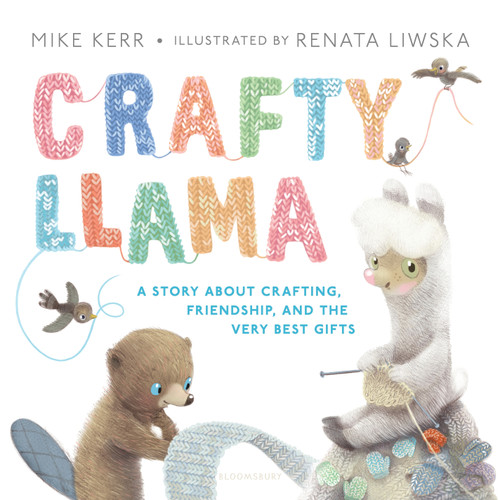 Crafty Llama book cover by Mike Kerr