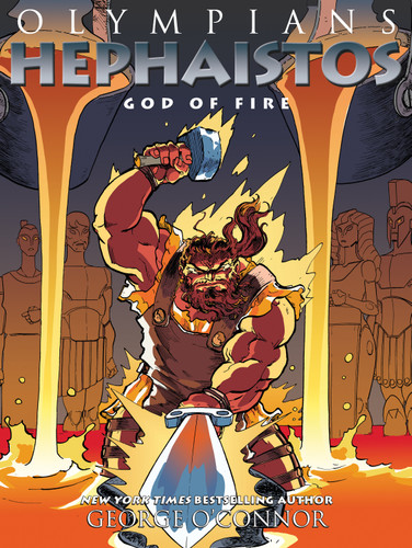 Olympians: Hephaistos: God of Fire (Olympians #11) book cover by George O'Connor