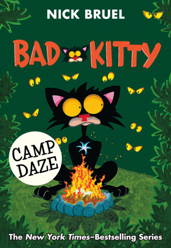 Bad Kitty Camp Daze (paperback black-and-white edition) (Bad Kitty) book cover by Nick Bruel