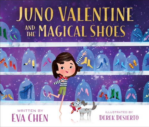 Juno Valentine and the Magical Shoes (Juno Valentine) book cover by Eva Chen