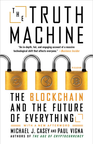 The Truth Machine: The Blockchain and the Future of Everything book cover by Paul Vigna, Michael J. Casey