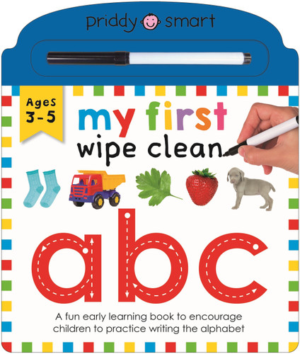 ABC (My First Wipe Clean): A Fun Early-Learning Book for Kids to Practice Their Pen Control Skills (My First Wipe Clean) book cover by Roger Priddy
