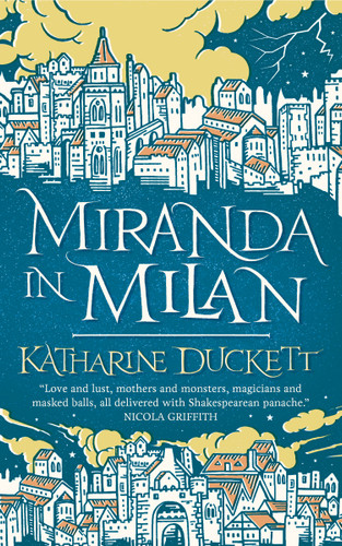 Miranda in Milan book cover by Katharine Duckett