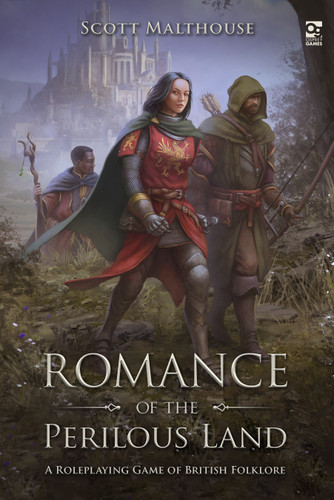 Romance of the Perilous Land: A Roleplaying Game of British Folklore (Osprey Roleplaying) book cover by Scott Malthouse