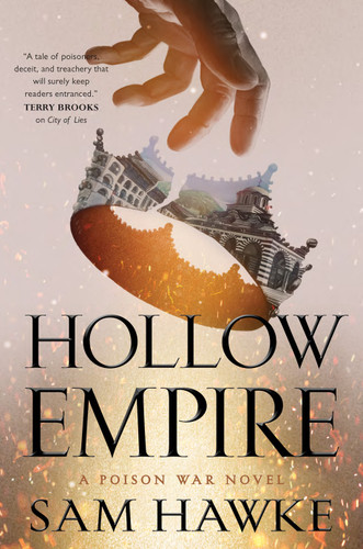 Hollow Empire: A Poison War Novel book cover by Sam Hawke