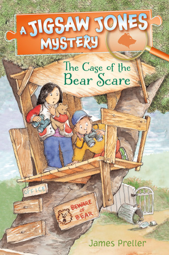 Jigsaw Jones: The Case of the Bear Scare (Jigsaw Jones Mysteries) book cover by James Preller