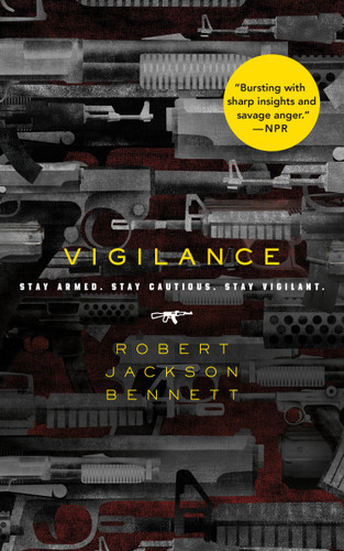 Vigilance book cover by Robert Jackson Bennett
