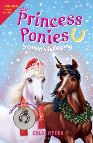 Princess Ponies 11: Season's Galloping (Princess Ponies) book cover by Chloe Ryder