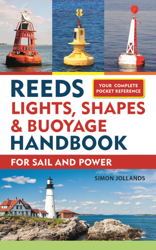 Reeds Lights, Shapes and Buoyage Handbook (Reeds Handbooks) book cover by Simon Jollands