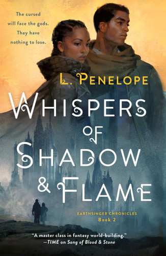 Whispers of Shadow & Flame: Earthsinger Chronicles, Book Two (Earthsinger Chronicles #2) book cover by L. Penelope