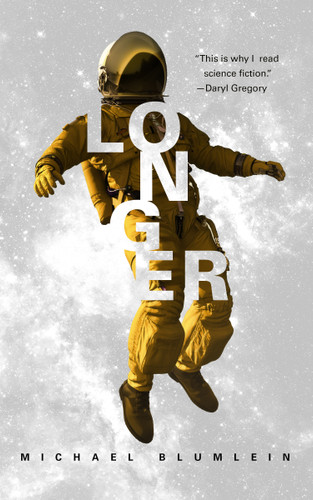 Longer book cover by Michael Blumlein