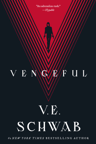 Vengeful (Villains #2) book cover by V. E. Schwab
