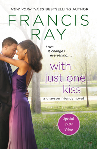 With Just One Kiss: A Grayson Friends Novel (Grayson Friends #6) book cover by Francis Ray