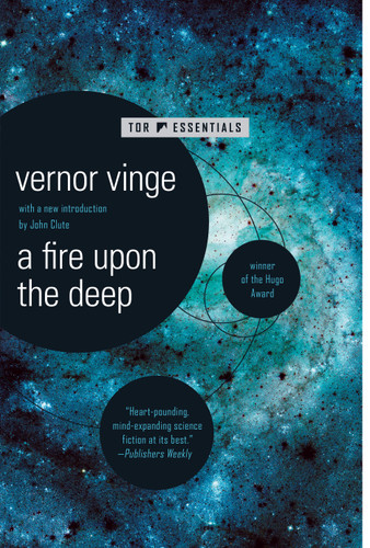 A Fire Upon The Deep (Zones of Thought #1) book cover by Vernor Vinge
