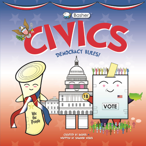 Basher Civics: Democracy Rules! (Basher) book cover by Shannon Weber