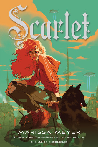 Scarlet: Book Two of the Lunar Chronicles book cover by Marissa Meyer