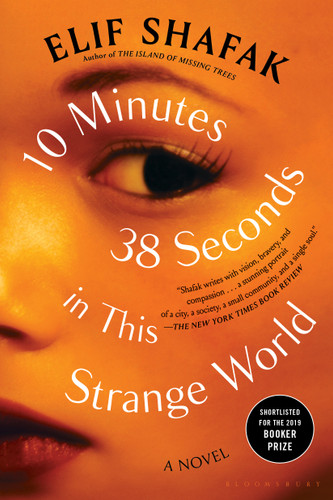 10 Minutes 38 Seconds in This Strange World book cover by Elif Shafak