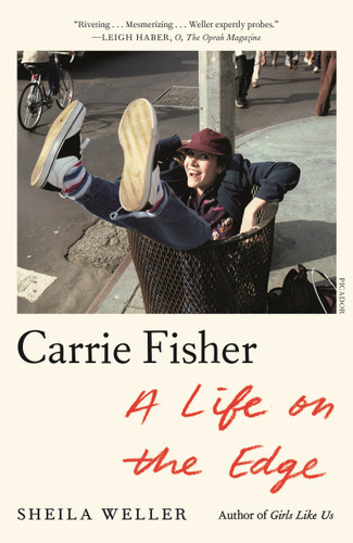 Carrie Fisher: A Life on the Edge book cover by Sheila Weller
