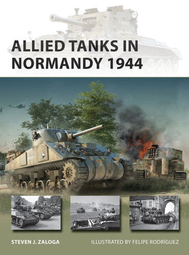 Allied Tanks in Normandy 1944 (New Vanguard #294) book cover by Steven J. Zaloga