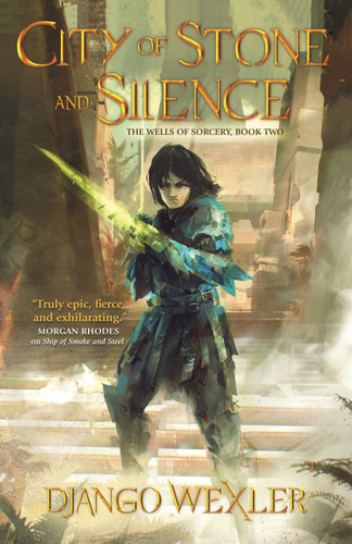 City of Stone and Silence book cover by Django Wexler