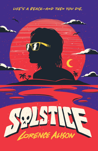 Solstice: A Tropical Horror Comedy book cover by Lorence Alison