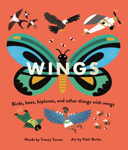 Wings: Birds, Bees, Biplanes, and Other Things With Wings book cover by Tracey Turner