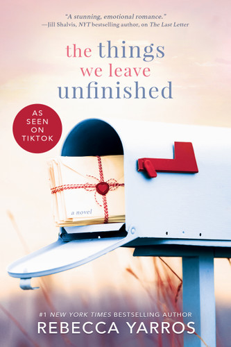 The Things We Leave Unfinished book cover by Rebecca Yarros