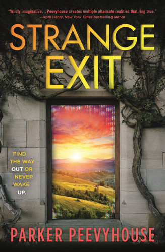Strange Exit book cover by Parker Peevyhouse