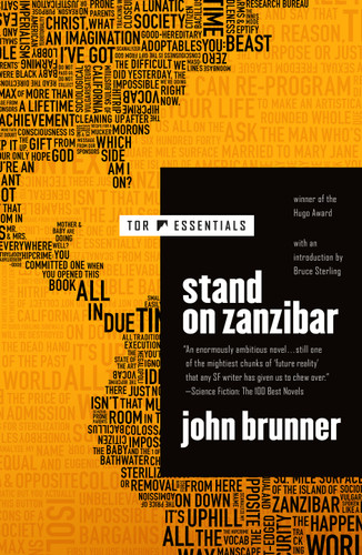 Stand on Zanzibar book cover by John Brunner