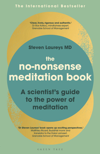 The No-Nonsense Meditation Book: A scientist's guide to the power of meditation book cover by Steven Laureys
