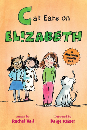 Cat Ears on Elizabeth book cover by Rachel Vail