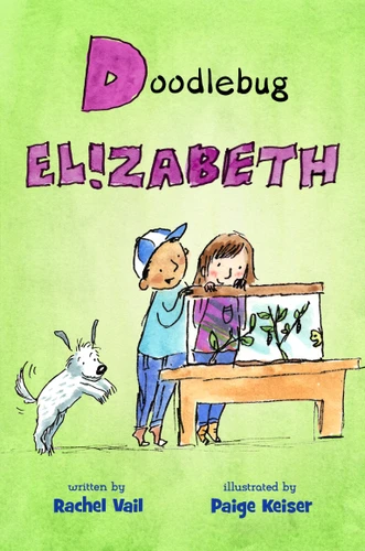 Doodlebug Elizabeth book cover by Rachel Vail