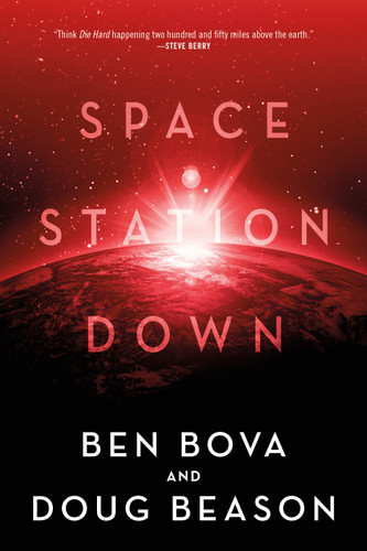Space Station Down book cover by Ben Bova, Doug Beason