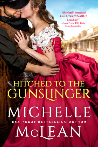 Hitched To The Gunslinger (Gunslinger #1) book cover by Michelle McLean