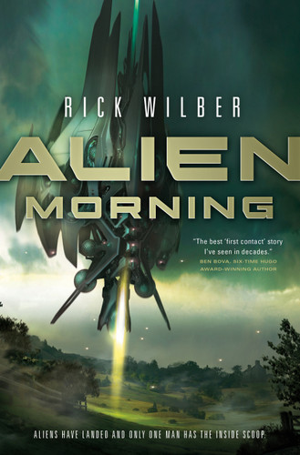 Alien Morning book cover by Rick Wilber
