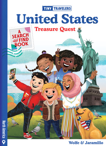Tiny Travelers United States Treasure Quest (Tiny Travelers) book cover by Steven Wolfe Pereira, Susie Jaramillo