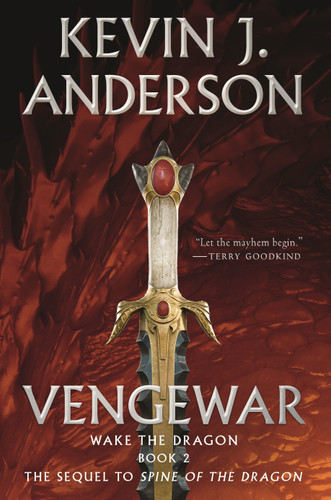 Vengewar (Wake the Dragon #2) book cover by Kevin J. Anderson