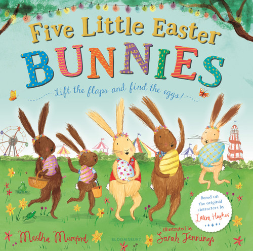 Five Little Easter Bunnies: A Lift-the-Flap Adventure (The Bunnies of Hoppity Hill) book cover by Martha Mumford