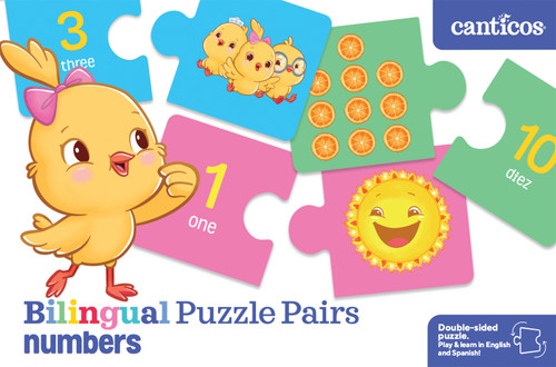Canticos Bilingual Puzzle Pairs: Numbers (Canticos Puzzles) book cover by 