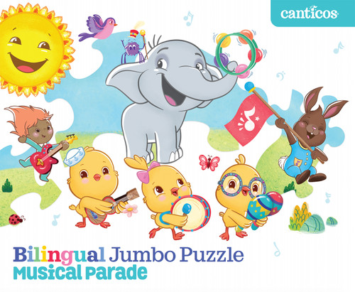 Canticos Bilingual Jumbo Puzzle: Musical Parade (Canticos Puzzles) book cover by 