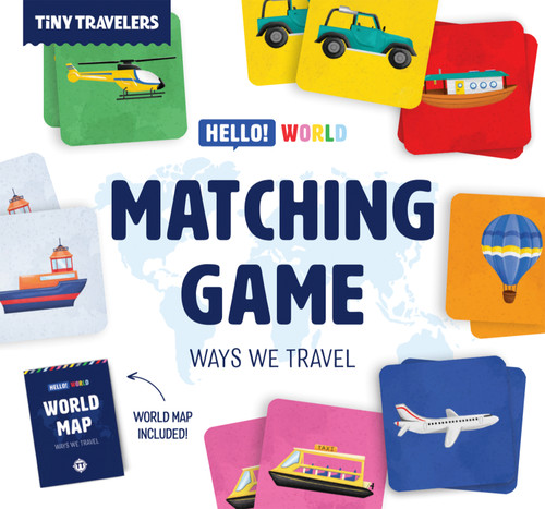 Tiny Travelers Matching Game: Ways We Travel (Tiny Travelers) book cover by 